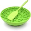 Silicone pet bowl anti-choking pet slow food bowl dog supplies silicone pet slow food bowl